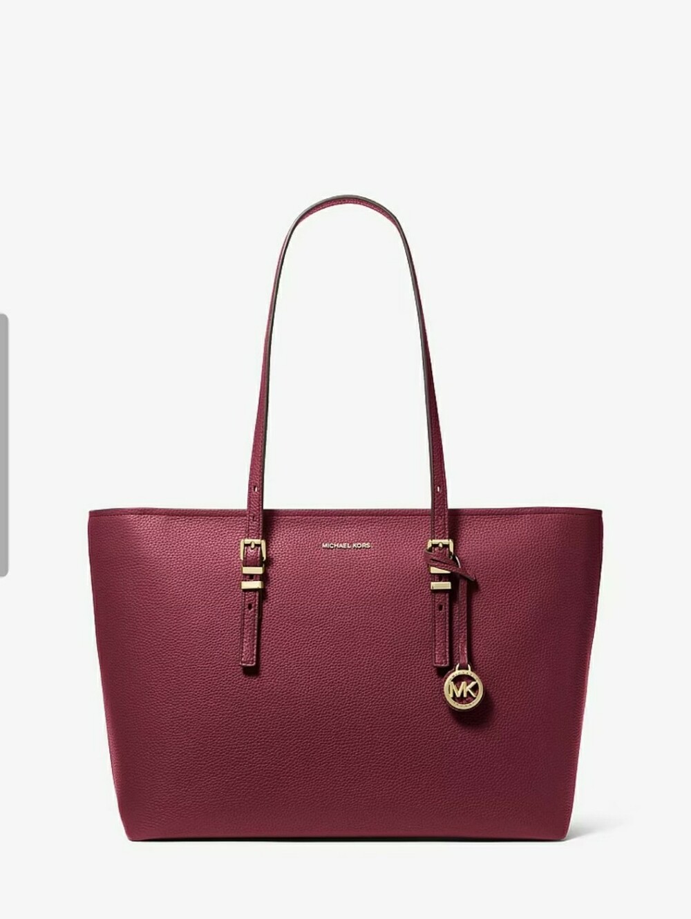 Michael Kors Jet Set Travel Top Zip Medium Tote Multifunction Mulberry